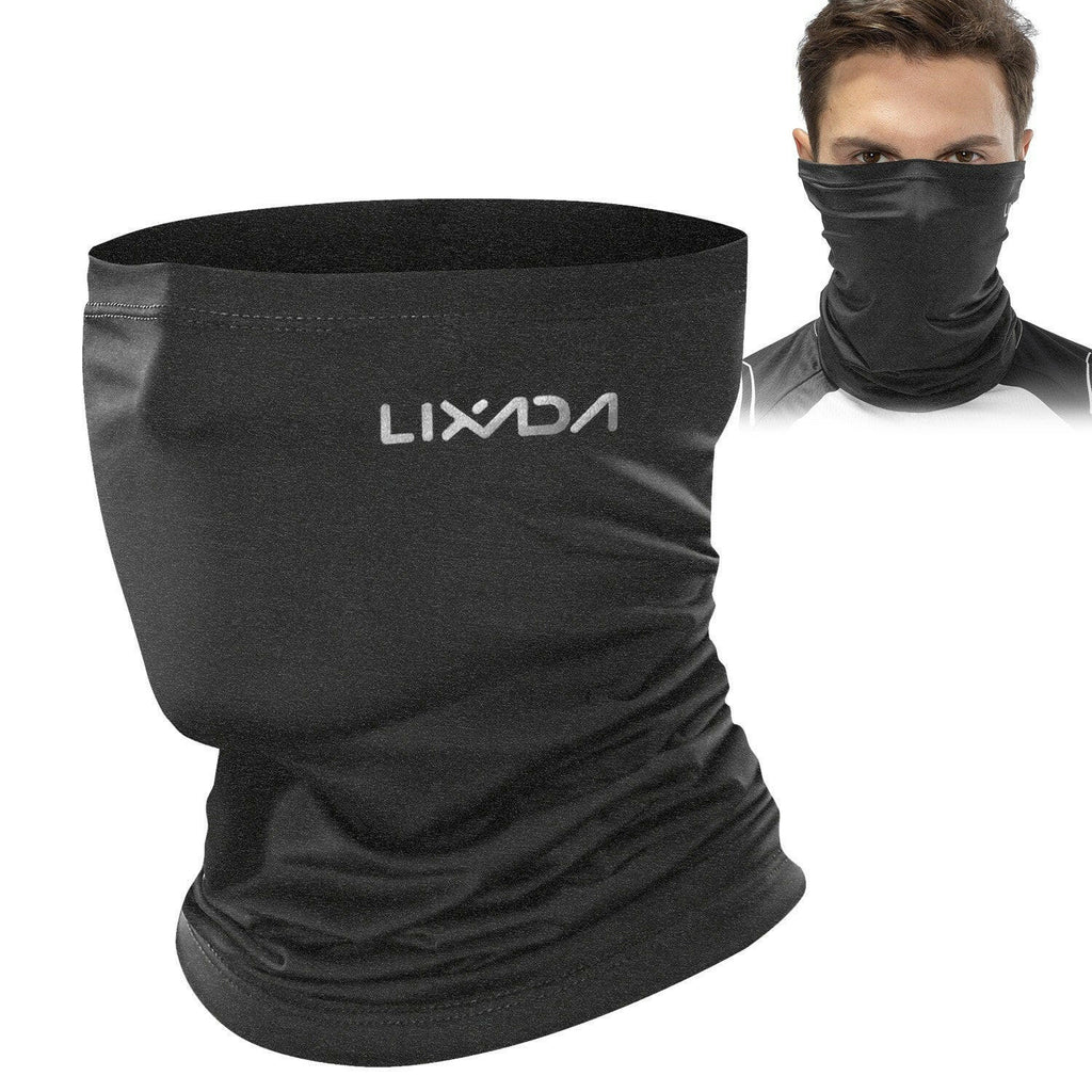 Lixada Cycling Half Face Cover Motorcycle Neck Warmer Riding Neck Gaiter Cooling Climbing Running Hiking Neck Wrap Ice Silk Dust Sunlight Protection Cycling Headgear