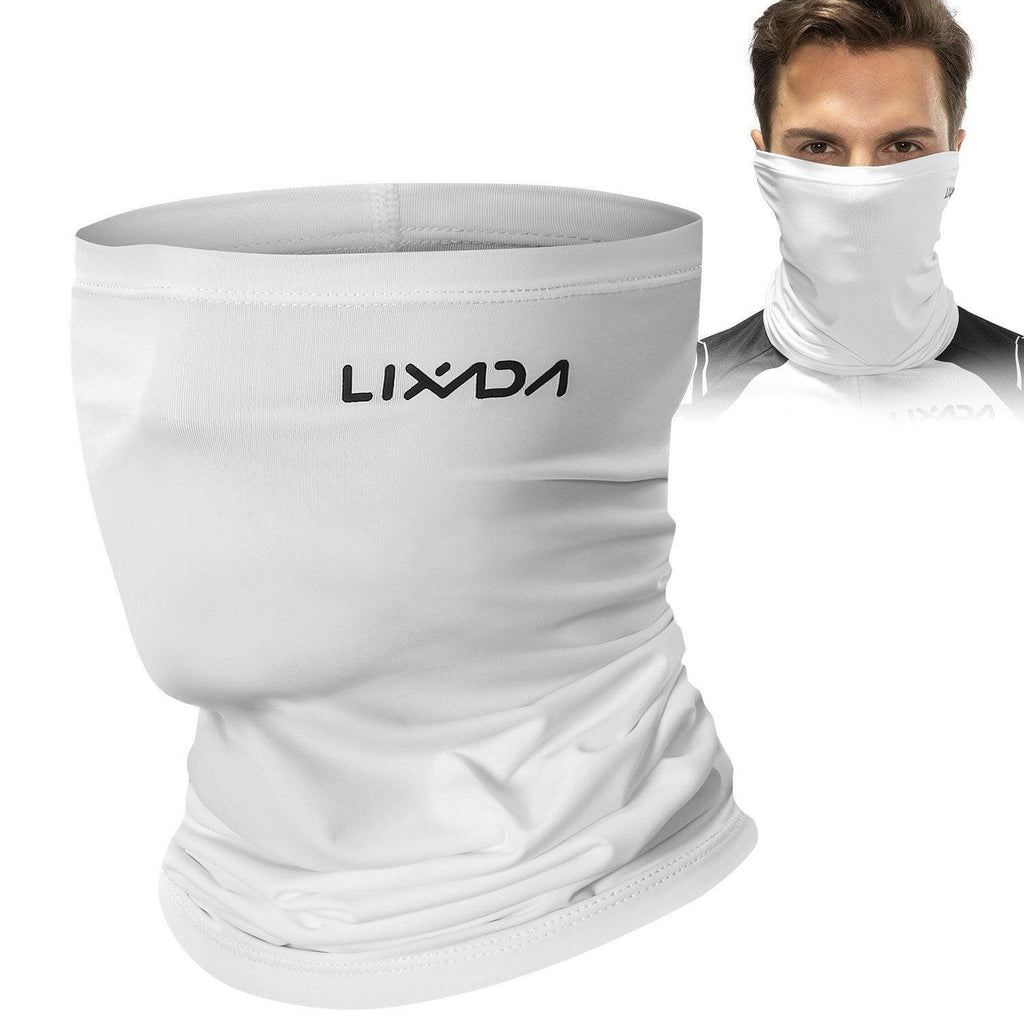 Lixada Cycling Half Face Cover Motorcycle Neck Warmer Riding Neck Gaiter Cooling Climbing Running Hiking Neck Wrap Ice Silk Dust Sunlight Protection Cycling Headgear