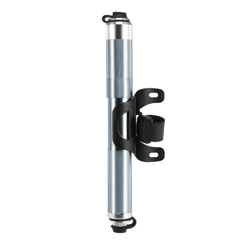 160PSI Bike Manual Pump Bicycle Cycling Air Pressure Pump Portable Presta Schrader Twin Valve Tire Pump with Built-in Gauge-WAYBIKER