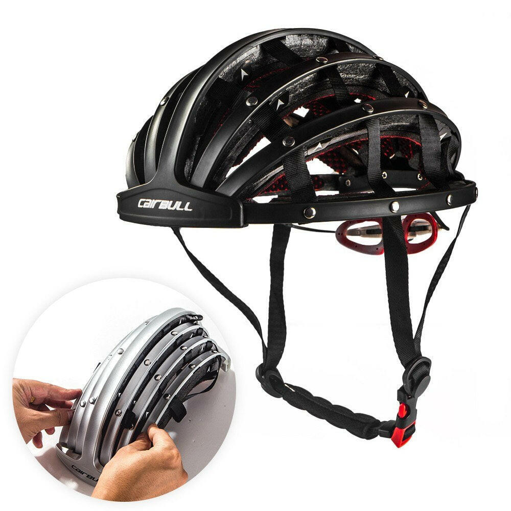 Bike Helmet Foldable Cycling Helmet Adult Road Bike Safety Helmet Lightweight Sports Protective Equipment
