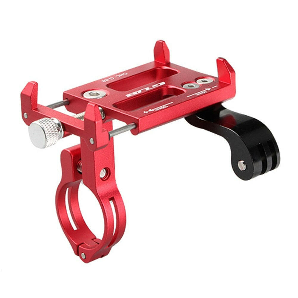 GUB Universal Bike Handlebar Holder Mount Aluminum Phone Holder Stand for 3.5-6.2 Inch Phone GPS Action Camera-WAYBIKER