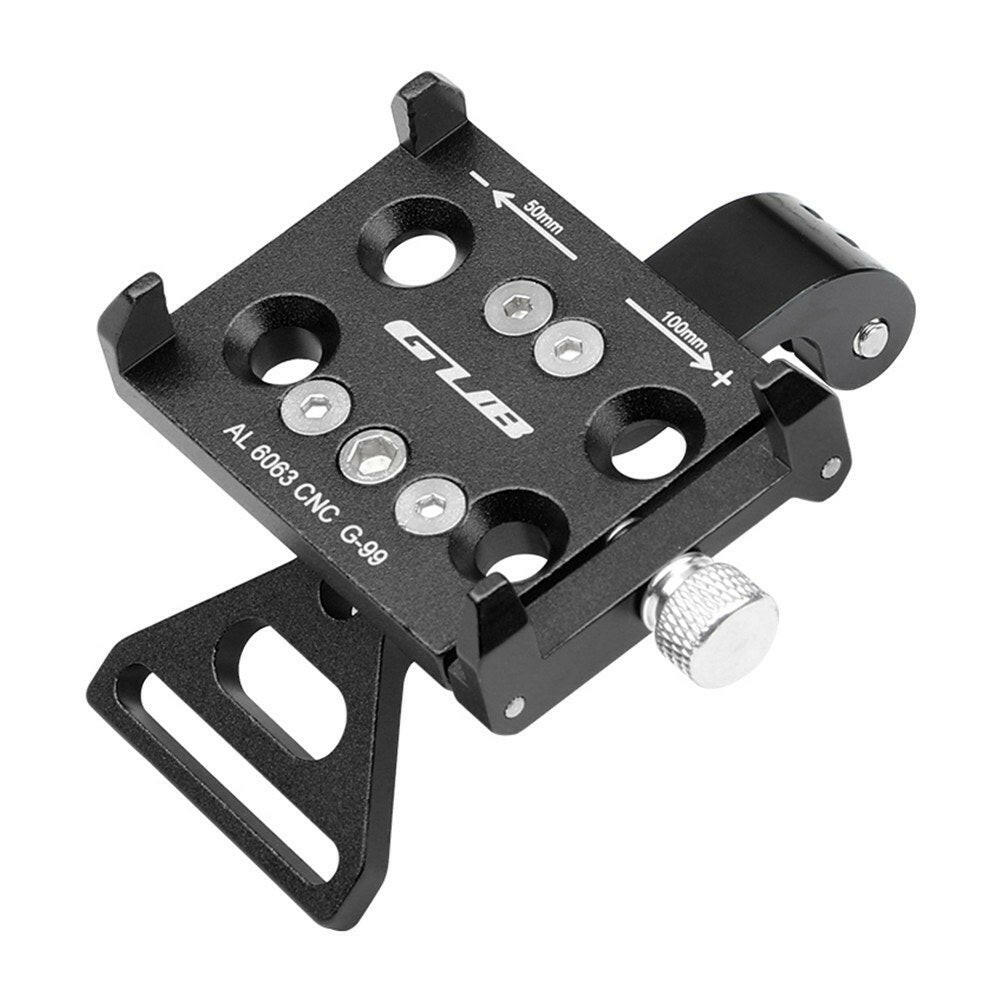 GUB CNC Aluminum Bike Bicycle Universal Adjustable Cell Phone Holder Bike Stem Mount for 3.5-6.2Inch Phone GPS-WAYBIKER