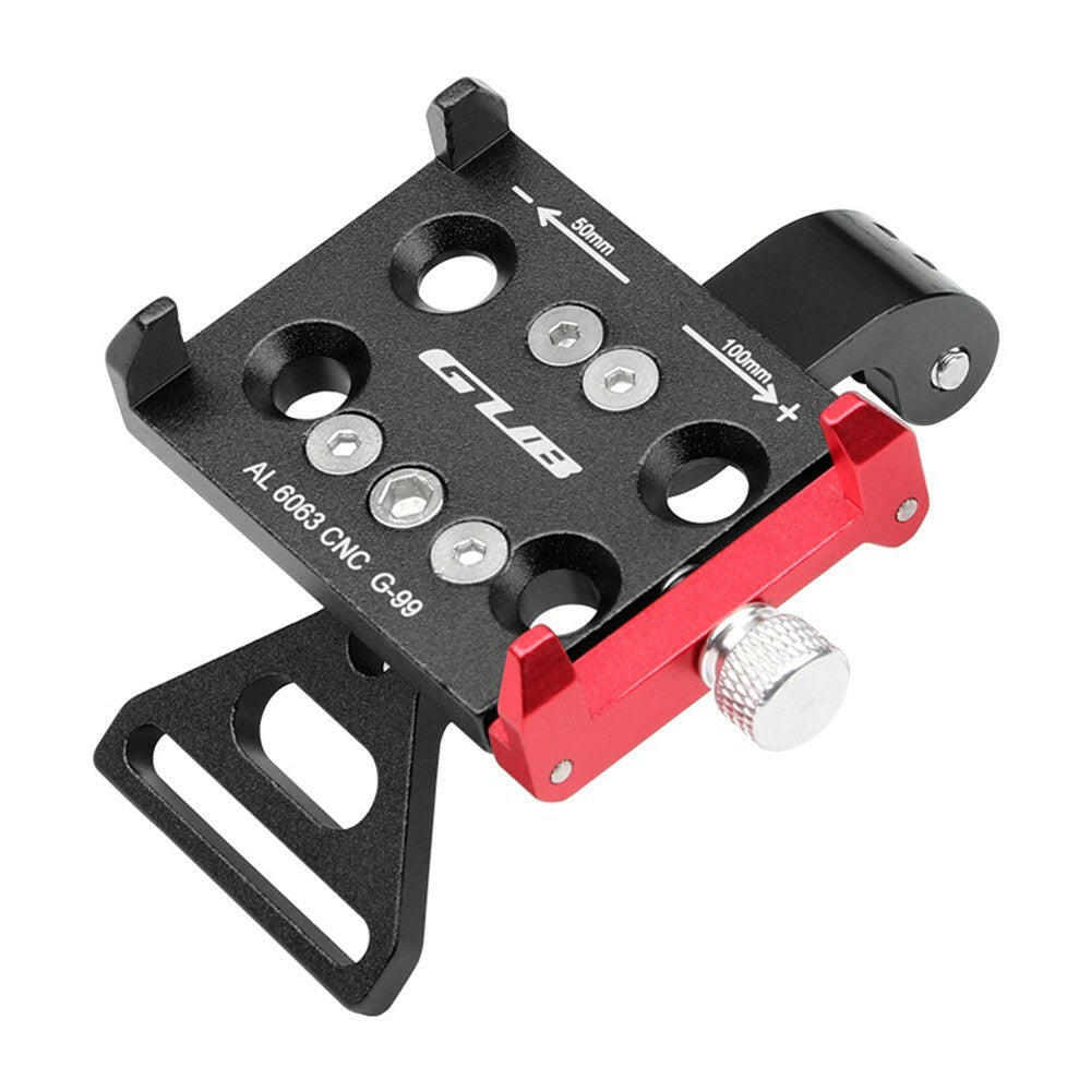GUB CNC Aluminum Bike Bicycle Universal Adjustable Cell Phone Holder Bike Stem Mount for 3.5-6.2Inch Phone GPS-WAYBIKER