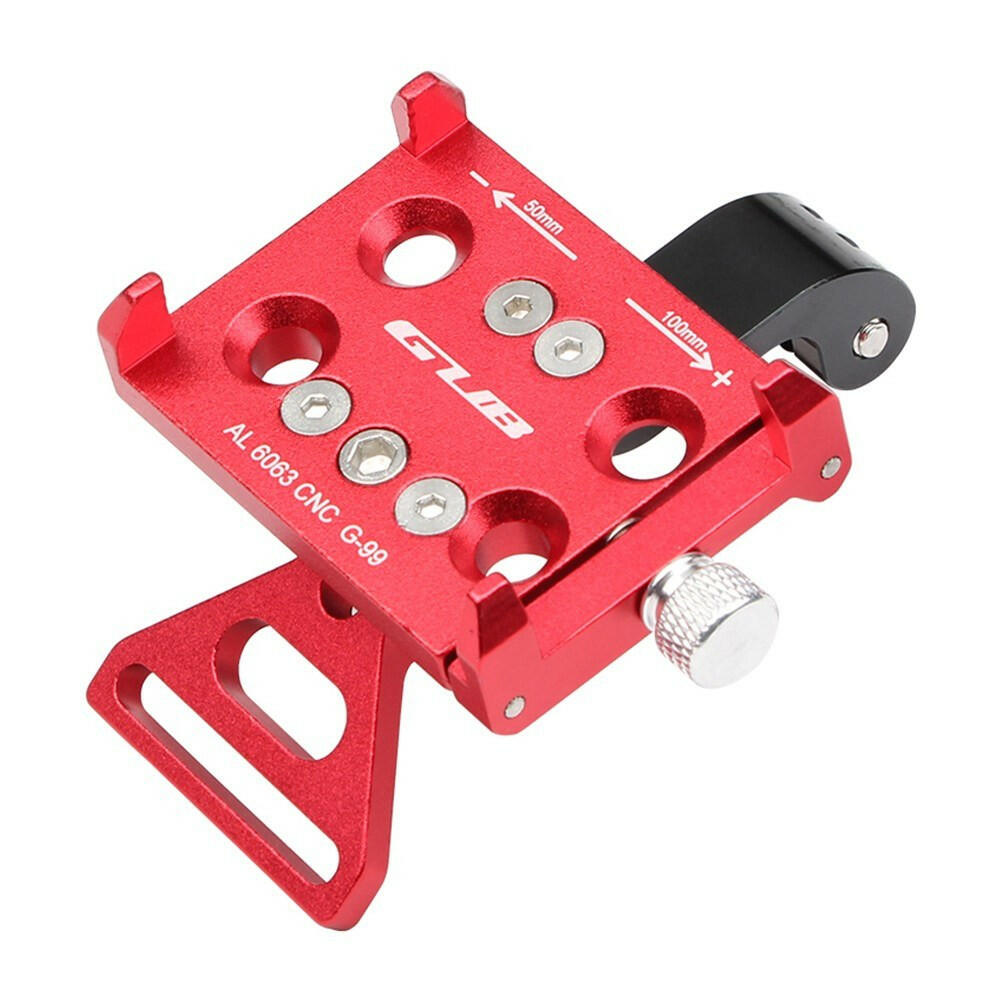 GUB CNC Aluminum Bike Bicycle Universal Adjustable Cell Phone Holder Bike Stem Mount for 3.5-6.2Inch Phone GPS-WAYBIKER