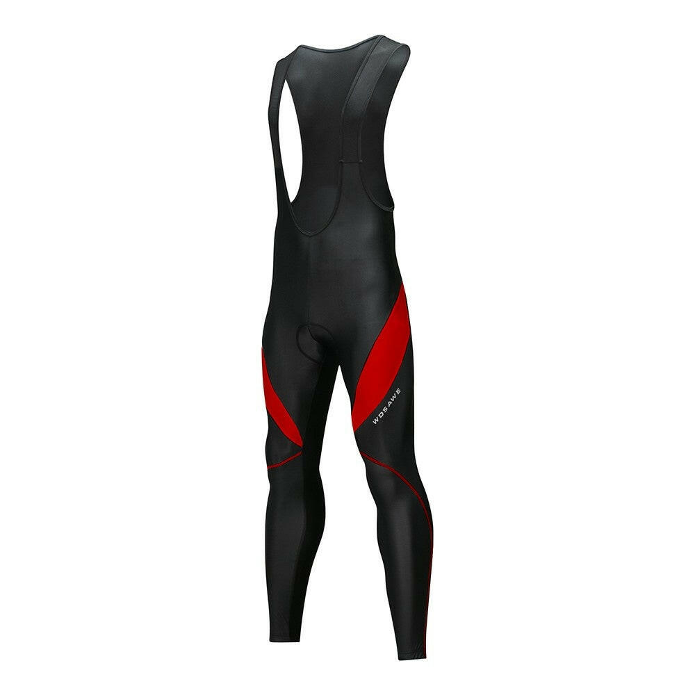 Cycling Bib Trousers Autumn Winter Thermal 3D Gel Padded Cycling Bib Pants Mountain Bike Pants Bicycle Tights-WAYBIKER