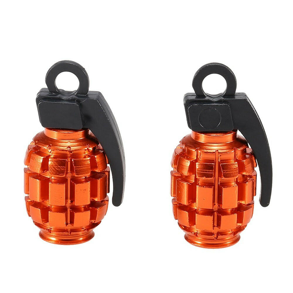 2Pcs Bicycle Valve Caps Air Valve Caps Tyre Valve Dust Covers