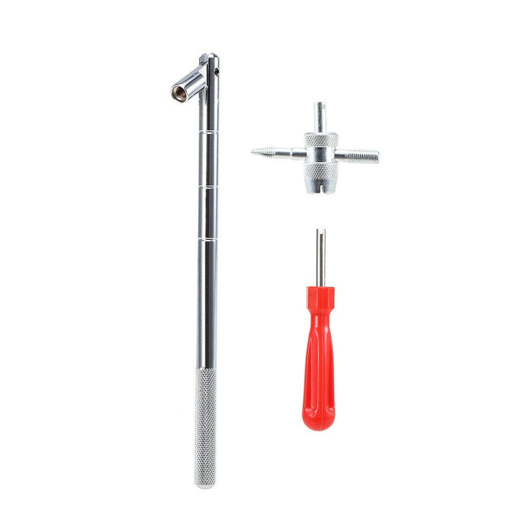 1 Set Tyre Valve Core Repairing Tools Kit Car Tyre Valve Stem Puller Core Remover Repairing  Tools Kit for Motorcycle Bicycle-WAYBIKER