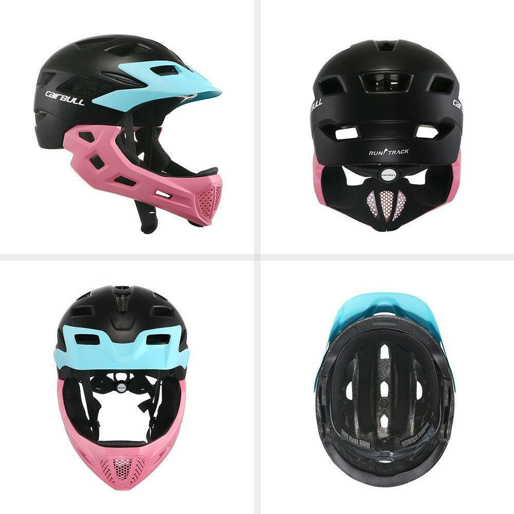 bike helmet for rollerblading Kid Bike Full Face Helmet Children Safety Riding Skateboard Helmet Ska