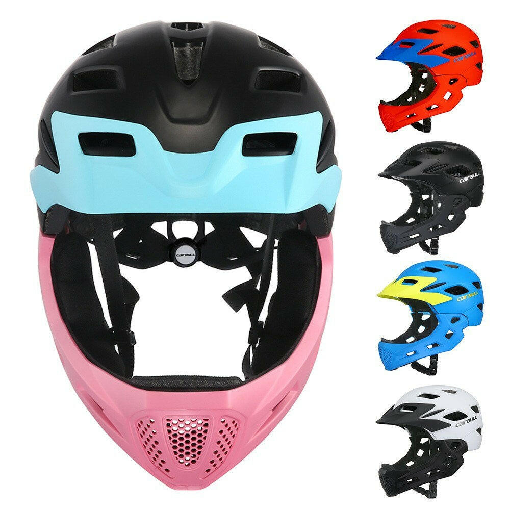 bike helmet for rollerblading Kid Bike Full Face Helmet Children Safety Riding Skateboard Helmet Ska