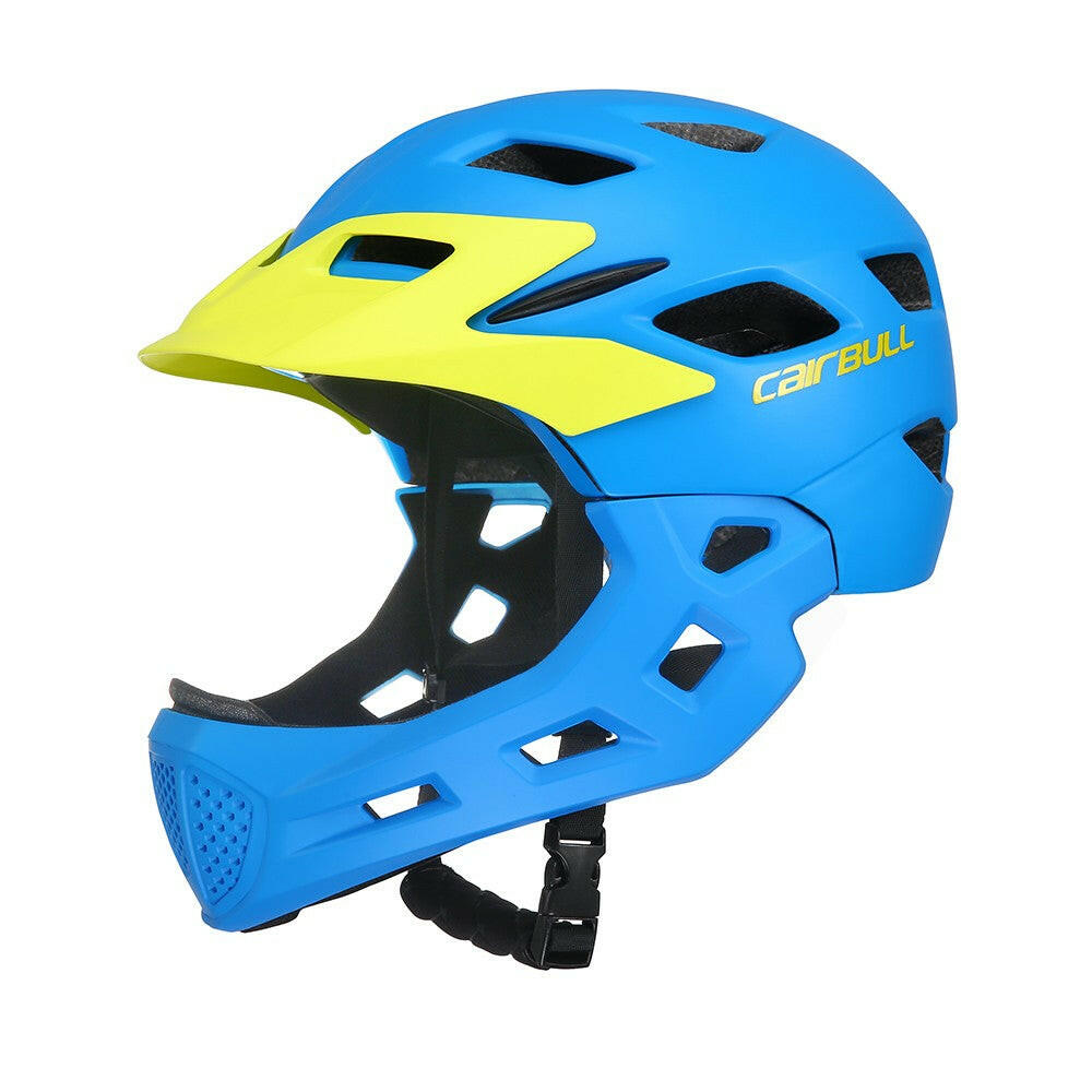 Kid Bike Full Face Helmet Children Safety Riding Skateboard Helmet Skating Rollerblading Sports Protective Equipment Detachable Chin-WAYBIKER