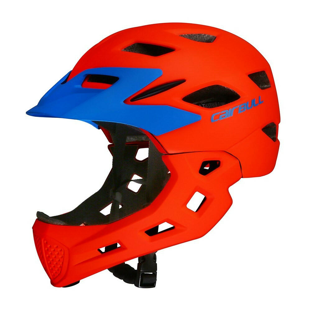Kid Bike Full Face Helmet Children Safety Riding Skateboard Helmet Skating Rollerblading Sports Protective Equipment Detachable Chin