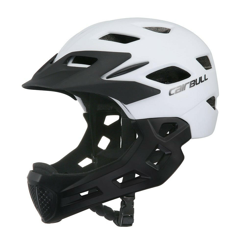 Kid Bike Full Face Helmet Children Safety Riding Skateboard Helmet Skating Rollerblading Sports Protective Equipment Detachable Chin-WAYBIKER