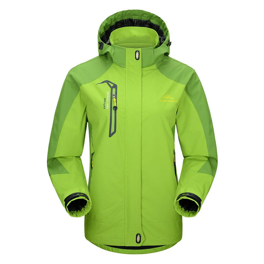 Lixada Waterproof Windproof Detachable Hooded Jacket  for Women-WAYBIKER