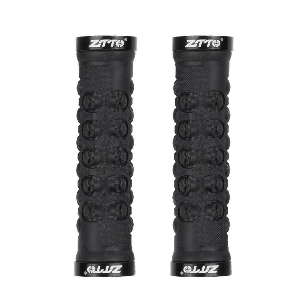 1 Pair MTB Handlebar Grips TPR Rubber Lock on Anti-slip Grips-WAYBIKER