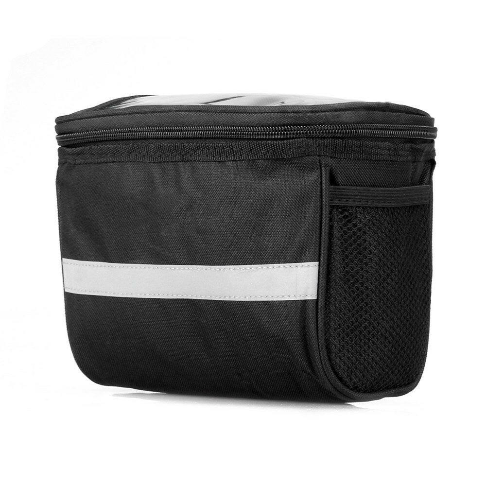 Bicycle Insulated Front Bag with Reflective Strip-WAYBIKER