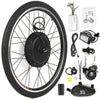 26x1.75'' Electric Bike Conversion Kit Bike Rear Wheel Hub Motor Kit 48V 1500W Powerful E-Bike LCD Display Motor Kit Brushless Controller PAS Signal Light Bike Brake Shifter Kit-WAYBIKER