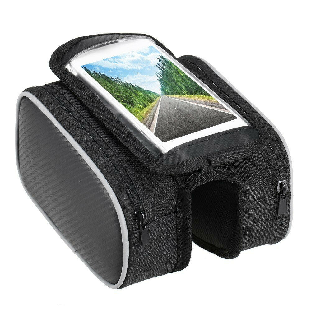 Lixada Bicycle Front Frame Touchscreen Phone Bag