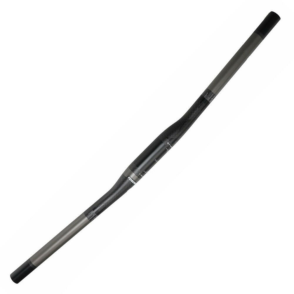 31.8mm Ultralight 3K Matt Carbon Fiber Bicycle Handlebar Mountain Bike Carbon Handlebar 600mm-720mm Flat Bar/Riser Bar-WAYBIKER