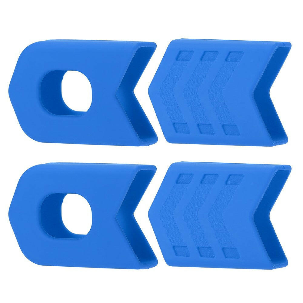 4Pcs Crank Protective Sleeves Bicycle Crankset Protector MTB Road Bicycle Cycling Crankset Crank Protective Sleeve Cover-WAYBIKER