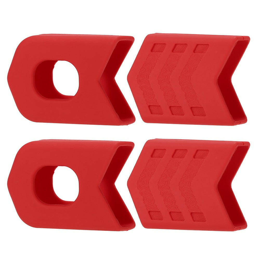 4Pcs Crank Protective Sleeves Bicycle Crankset Protector MTB Road Bicycle Cycling Crankset Crank Protective Sleeve Cover-WAYBIKER
