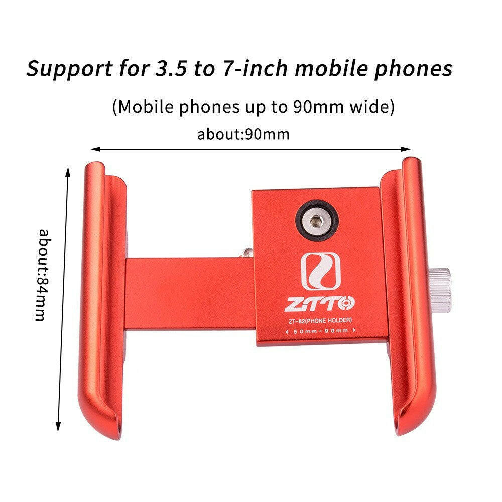 Mobile Phone Holder Mount Bicycle Phone Navigation Fixed Bracket Moto Handlebar Aluminum Alloy Bike Rack