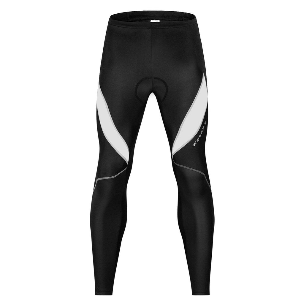 Men Bicycle Pants 3D Padded Road Bike Cycling Pants Windproof Thermal Biking Running Tights-WAYBIKER