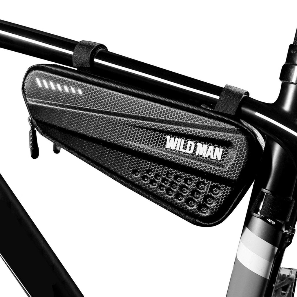 Bicycle Top Tube Bag Waterproof Hard Shell Bicycle Frame Bag Road Mountain Bike Storage Case Cycling Pouch Bicycle Accessories-WAYBIKER