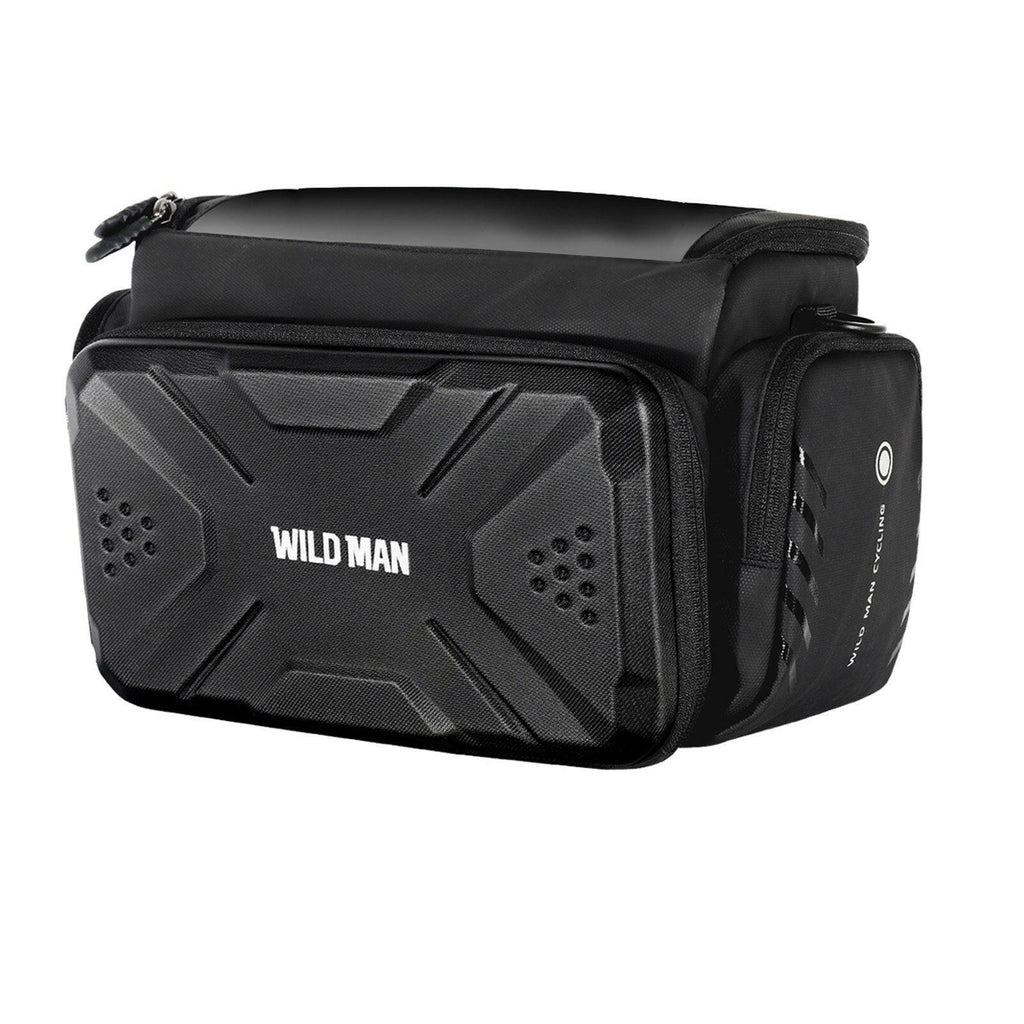 GS6 Bicycle Package Bicycle Bag EVA Hard Electric Scooter Heads Bag Folding Bikes Camera Bag Handlebar Bag Quick Install And Release Bag 4L Capacity Bag-WAYBIKER