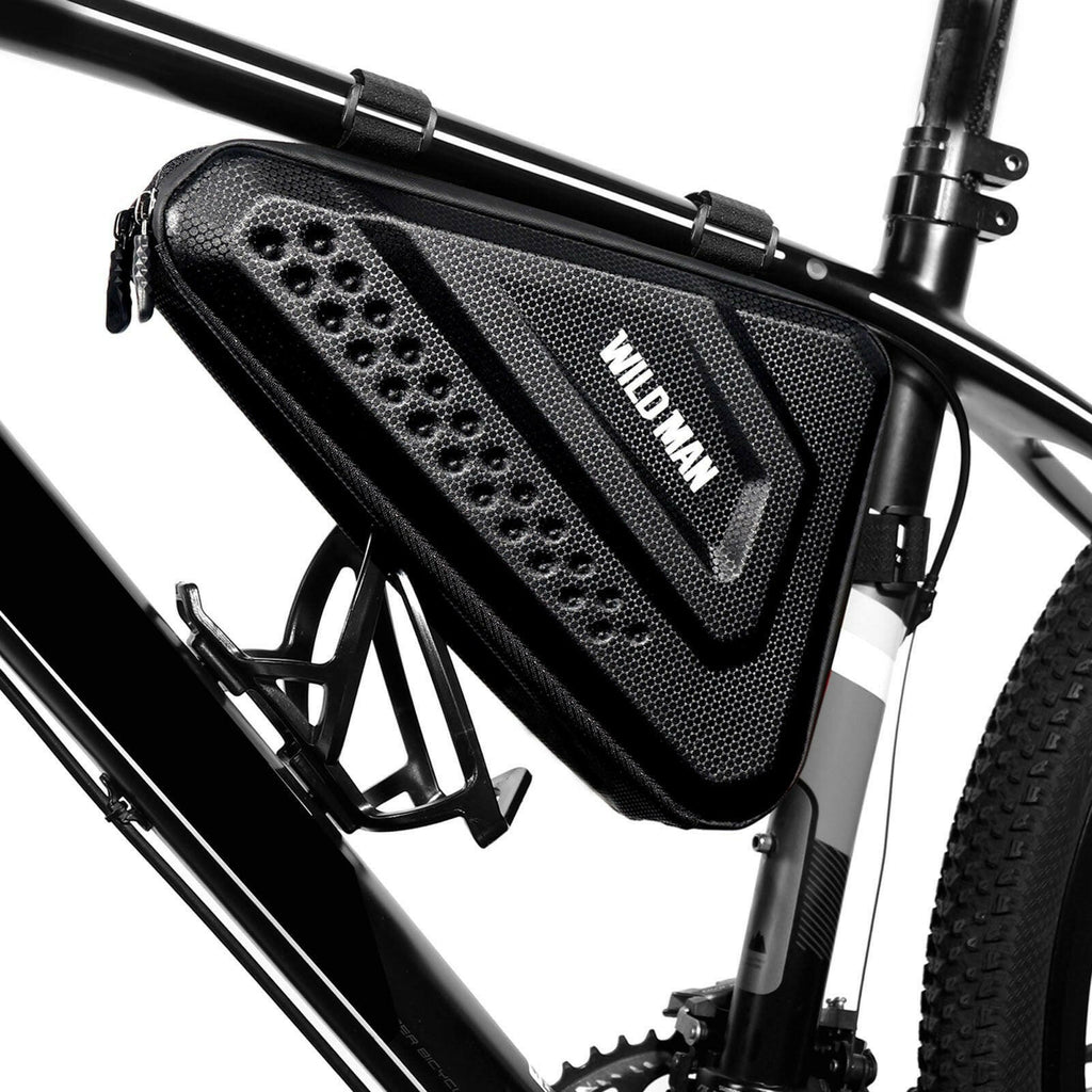 WILD MAN Bicycle Bag Riding Travel Quick Easy To Install Quick Release Package Hard Cover Reflective Waterproof Bags Utility Riding Tools-WAYBIKER