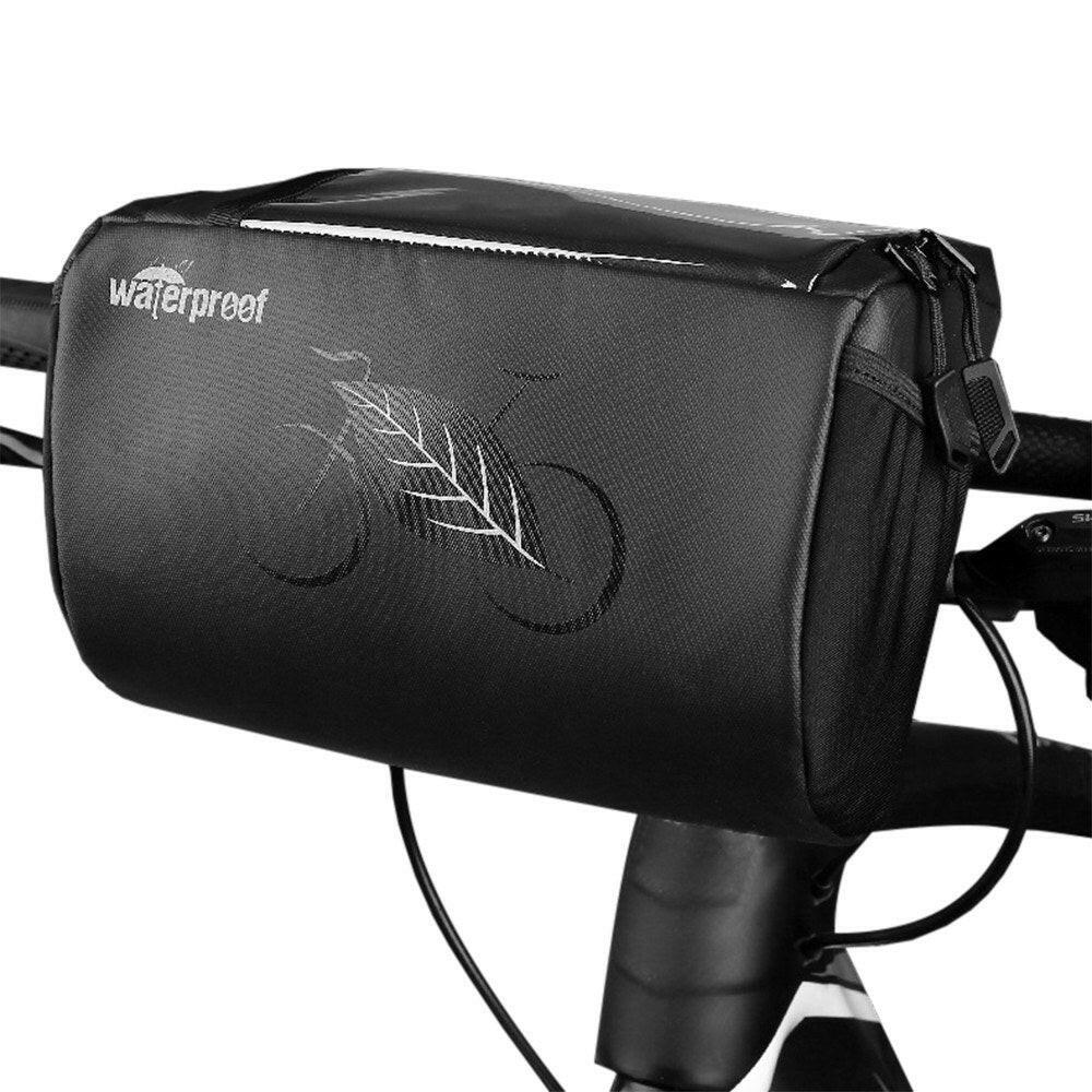 Bike Frame Bag Front Tube Bag Handlebar Bag Bicycle Bag with Touchscreen Phone Case-WAYBIKER