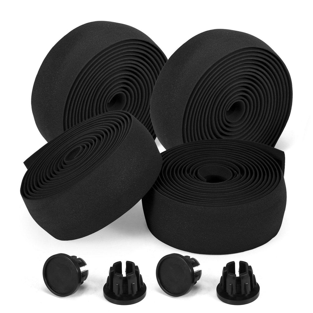 2pcs Bicycle Handlebar Tapes Soft Road Bike Handlebar Band Breathable Non-Slip Cycling Handlebar Belt EVA Bar Tape Bicycle Horns Belt Bike Anti-Slip Shockproof Wrap Riding Equipment-WAYBIKER