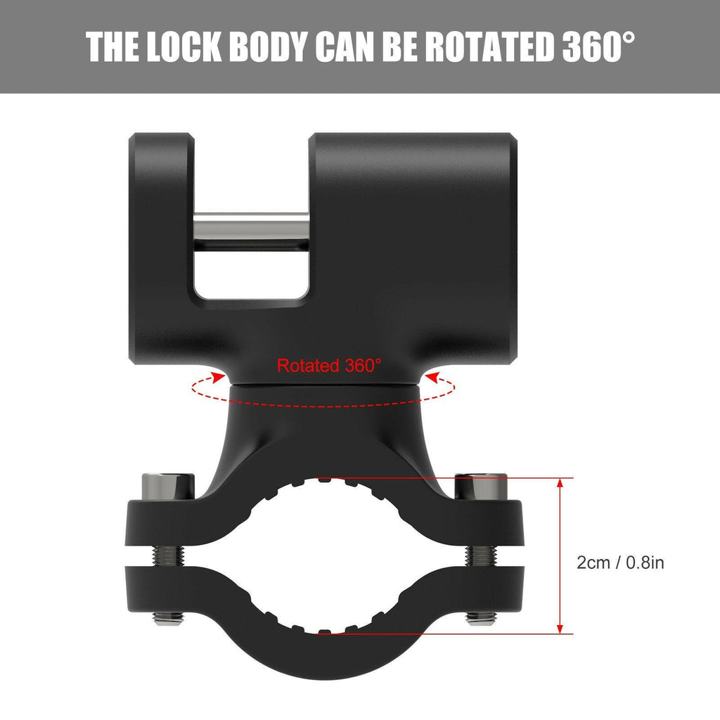 Motorcycle Helmet Lock Anti-theft Multifunctional Bicycle Helmet Lock for Mountain Road Bikes Electromobile-WAYBIKER