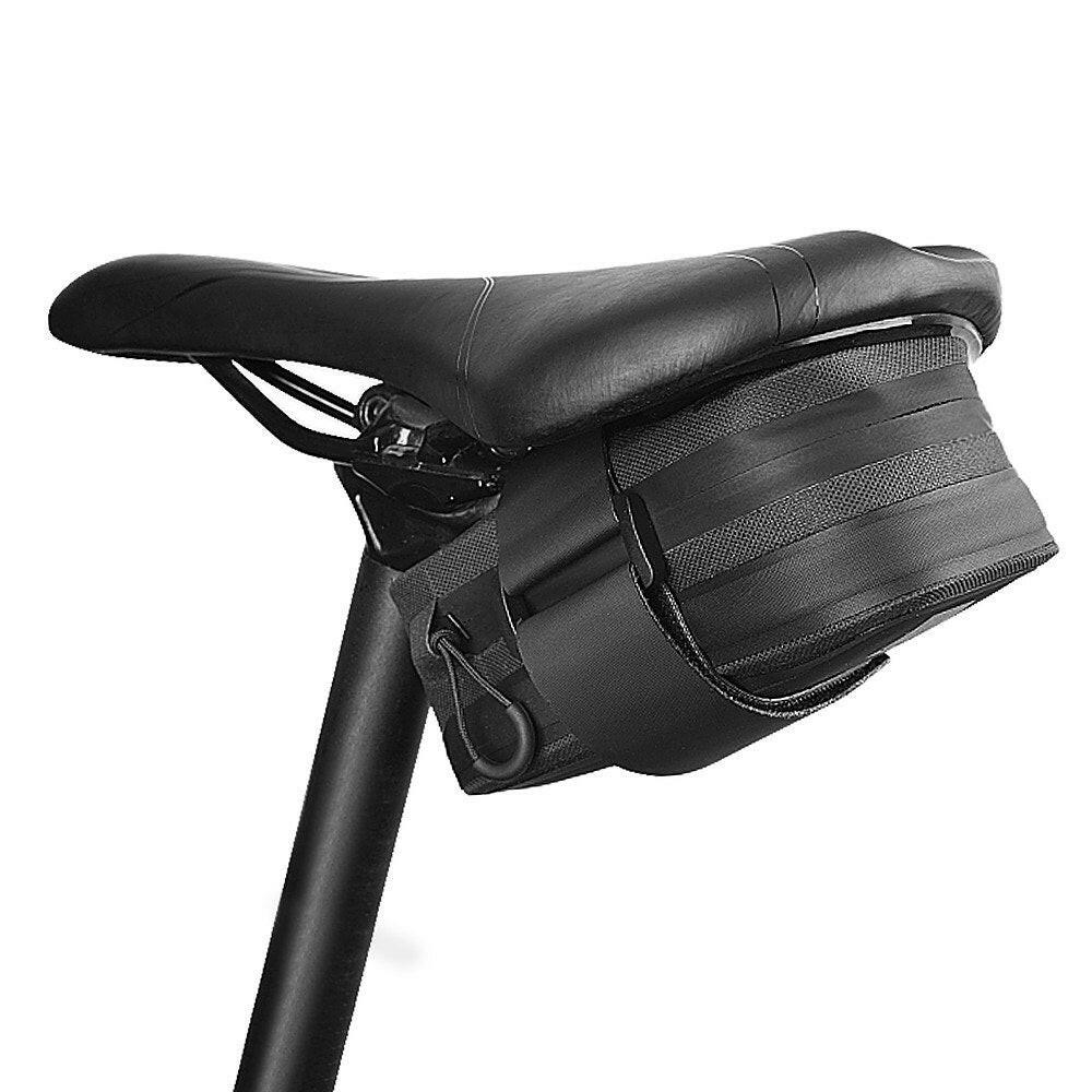Bicycle Saddle Bag Bike Seat Bag Reflective Cycling Rear Seat Post Bag Large Capacity Tail Rear Bag MTB Road Bike Bag Bicycle Storage Bag Bike Accessories