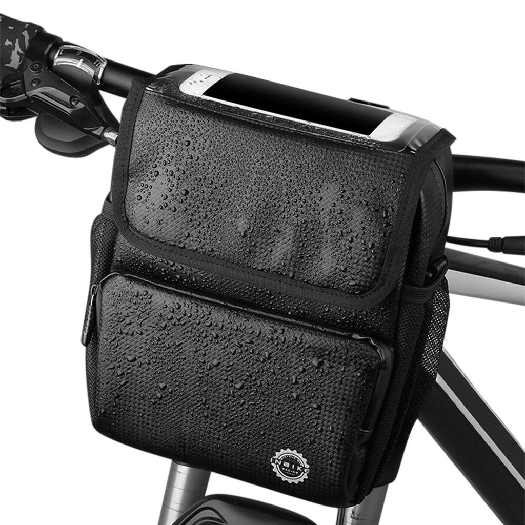 Touch Screen Bike Handlebar Bag Waterproof Bicycle Front Bag Road Mountain Bike Bag Bicycle Frame Bag Bike Pouch Cycling Accessories-WAYBIKER