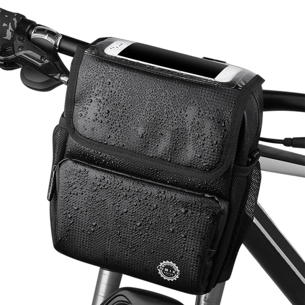 Touch Screen Bike Handlebar Bag Waterproof Bicycle Front Bag Road Mountain Bike Bag Bicycle Frame Bag Bike Pouch Cycling Accessories