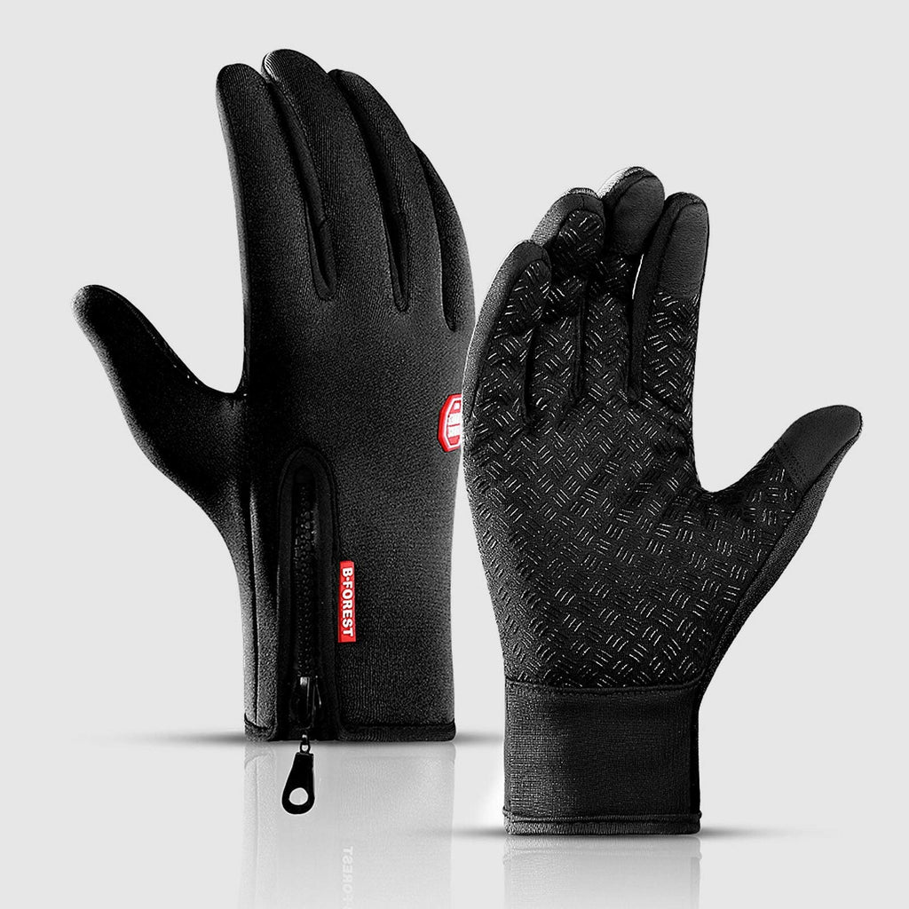 Cycling Gloves Touchscreen Waterproof Fleece Thermal Sports Gloves for Hiking Skiing-WAYBIKER