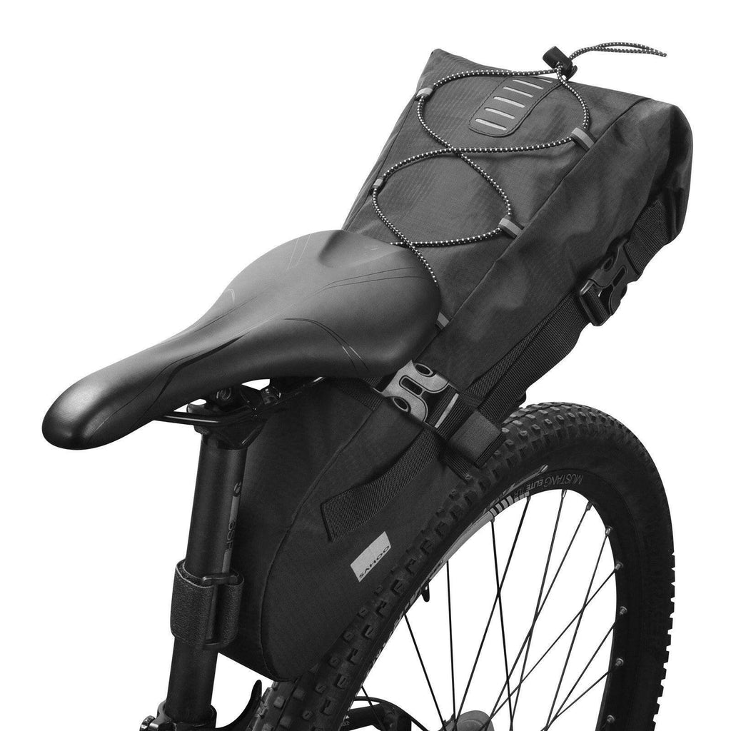 Bicycle Saddle Bag Waterproof Bicycle Storage Bag Reflective Cycling Rear Seat Post Bag Large Capacity Tail Rear Bag MTB Road Bike Bag