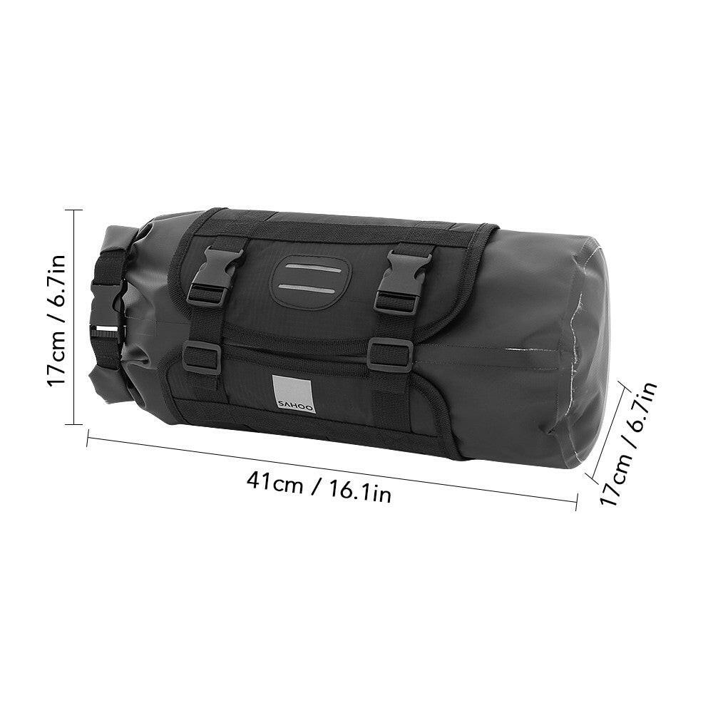 Waterproof Bike Handlebar Bag Front Bicycle Dry Pack Large Capacity Cycling Front Storage Bag for Road Bike MTB Mountain Bike-WAYBIKER