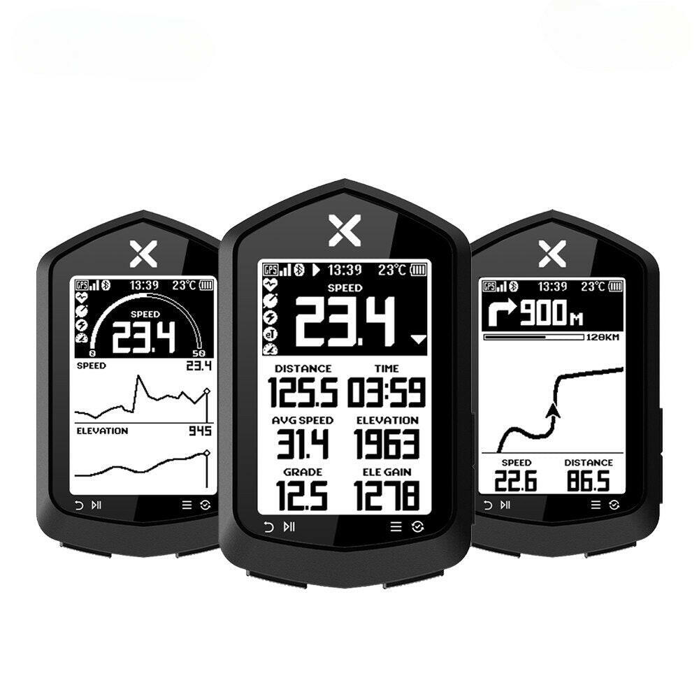 XOSS NAV Bike Computer Map Navigation Wireless Cycling Speedometer GPS Waterproof Bluetooth ANT+ Cadence Speed Power Meter-WAYBIKER