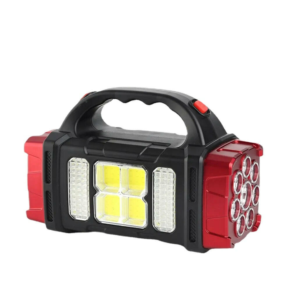 High Power Led Flashlights Camping Torch Work Light Solar Charge 4 Gear USB Rechargeable Light Waterproof Light for Outdoor