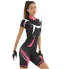 X-Tiger Women's Bib Cycling Set Summer Short Sleeve Suit Anti-UV Bicycle Clothing Quick-Dry Jersey Mountain Female Bike Clothes-WAYBIKER