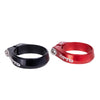 ZTTO CNC Seatpost Clamp 34.9mm High-strength Seat Post Tube Clip Thread lock Clamp 31.8MM Black Red For MTB Road Bike Bicycle-WAYBIKER
