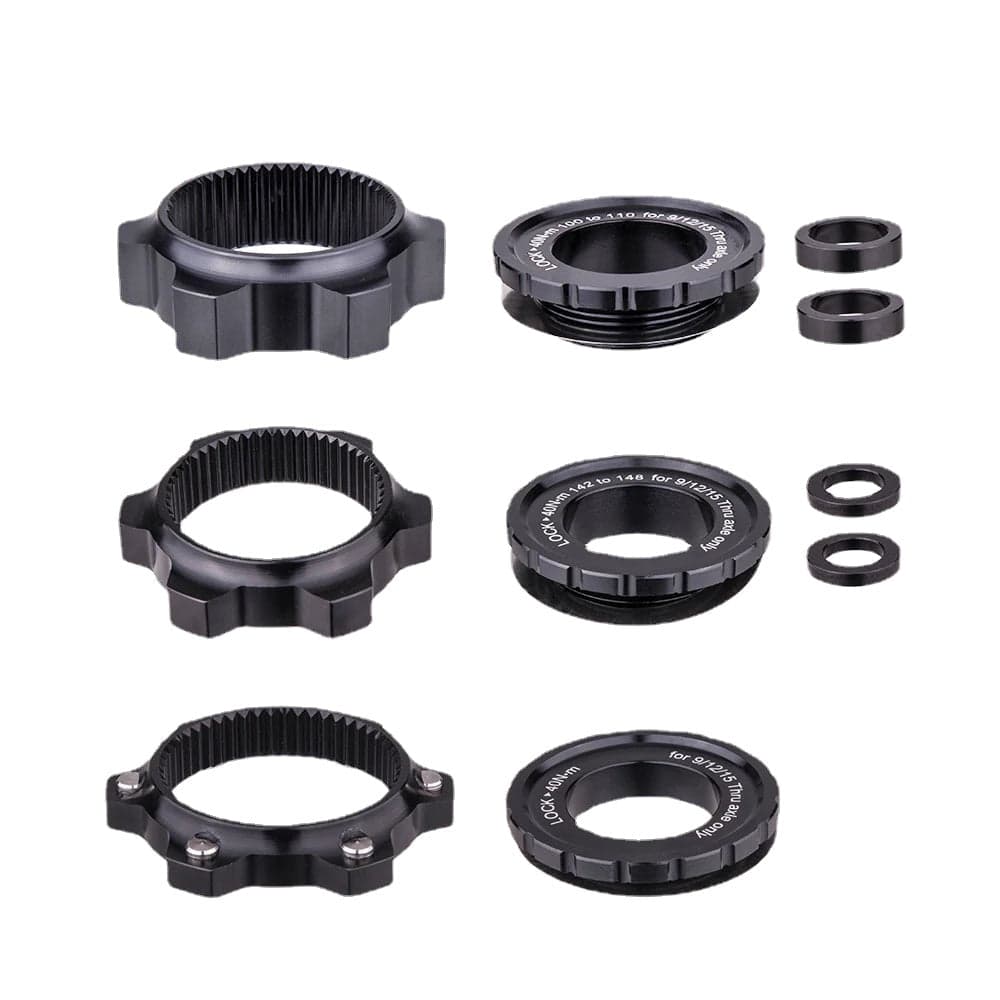 ZTTO Bicycle Hub Center Lock Adapter to 6 Bolt Disc Brake Boost Hub Spacer 15x100 to 15 x 110 Front Rear Washer 12x148 Thru Axle-WAYBIKER