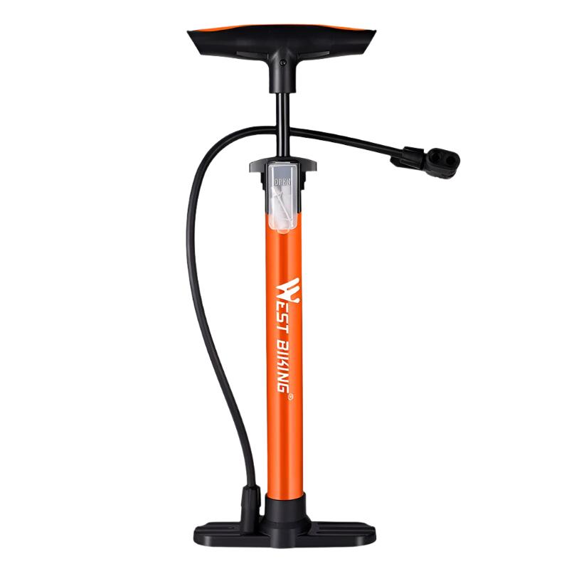 WEST BIKING 160PSI High Pressure Pump Schrader Presta MTB Bicycle Floor Pump Cycling Air Pump Tire Ball Motorcycle Car Inflator-WAYBIKER