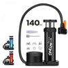 Xunting Mini Bike Foot Pump MAX 140PSI with Gauge Presta Schrader Valve with Needle for Road Mountain Bicycle Pump-WAYBIKER