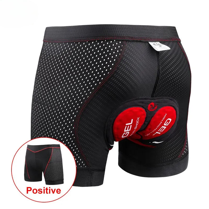 X-TIGER Cycling Underwear 5D Breathable Padded Gel Bike Shorts Men MTB Anti Slip Leg Grips Riding Cycling Shots Ciclismo