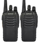 2Pcs/Lot baofeng BF-888S Walkie Talkie Two-way Radio Set BF 888s UHF 400-470MHz 16CH walkie-talkie Radios Transceiver-WAYBIKER