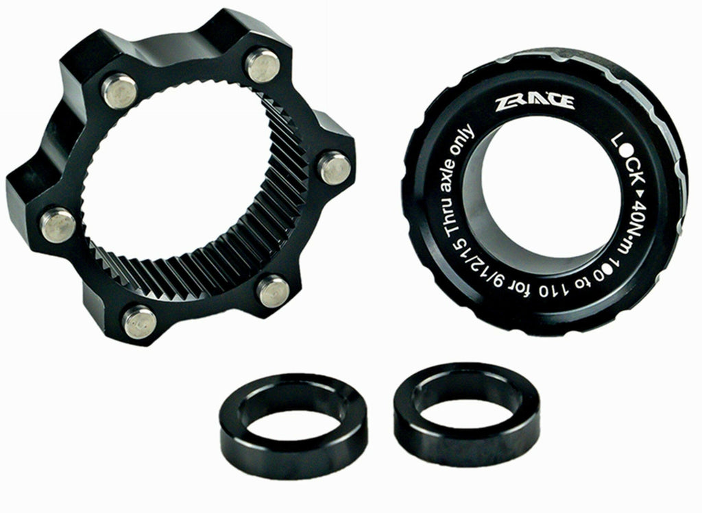 ZRACE Center Lock Hub Boost Adapter,Center-Lock for 6-Hole, 15x100 to 15x110, 12x142 to 12x148,-WAYBIKER
