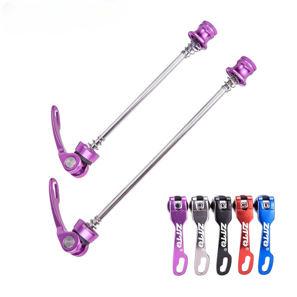 ZTTO 1 Pair Bicycle Skewers MTB Mountain Bike Ultralight Quick Release Skewers QR 100mm 135mm for mountain Road Bike hub 9mm 5mm