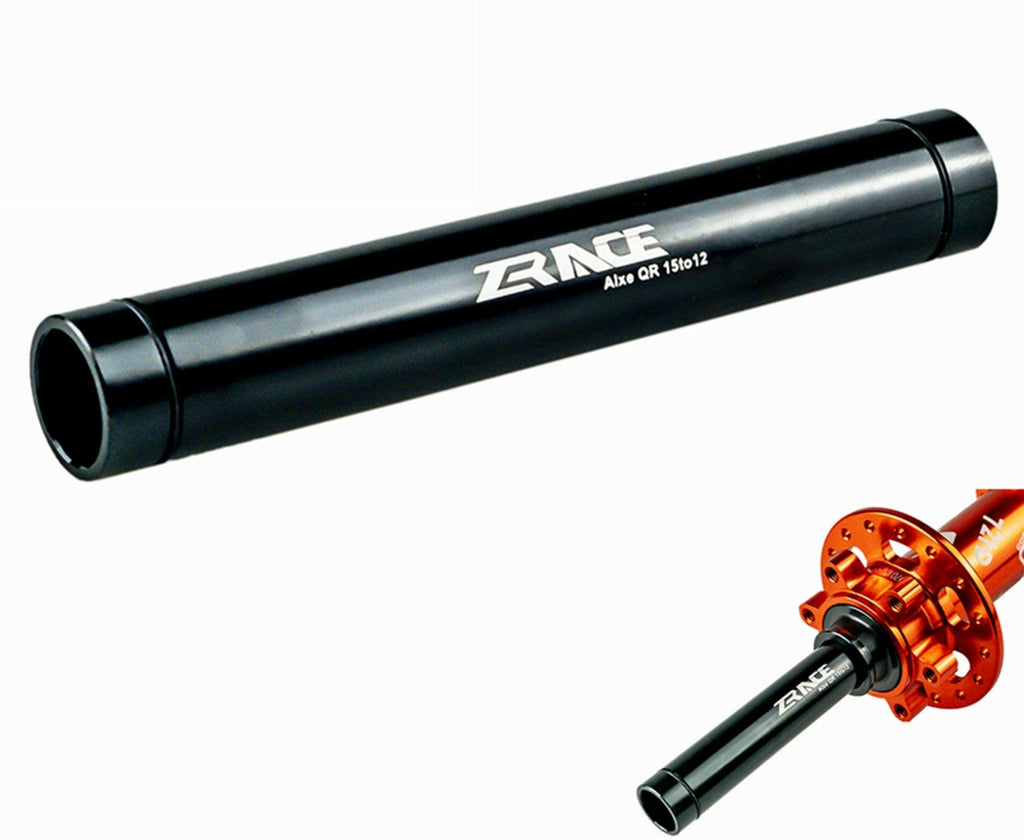 ZRACE Front HUB 15x100 to 12x100 adapter converter, QR15 to QR12, 15mm Axis to 12mm Axis, for disc brake Road bike-WAYBIKER